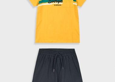 Σετ με τύπωμα για αγόρι | ΜΑΥΡΟ - Energiers - 